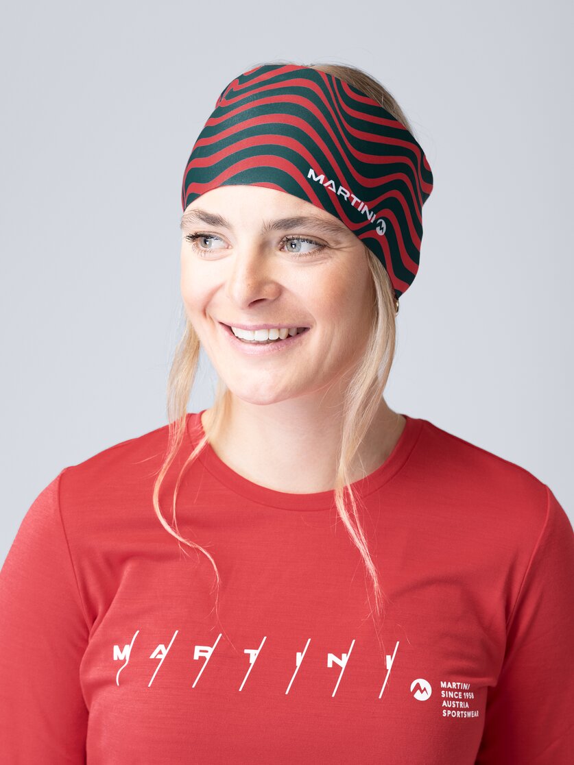 Martini Sportswear - Only Functional Headband W - Headbands in mosstone-black - Detail 4 - Unisex