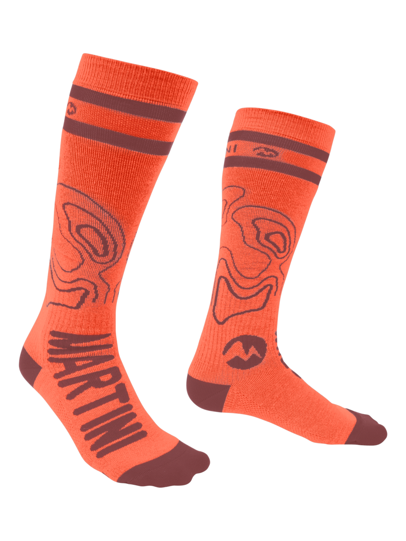 Martini Sportswear - Original Socks High Uni - Socken in tangerine-winter apple - Vorderansicht - Unisex