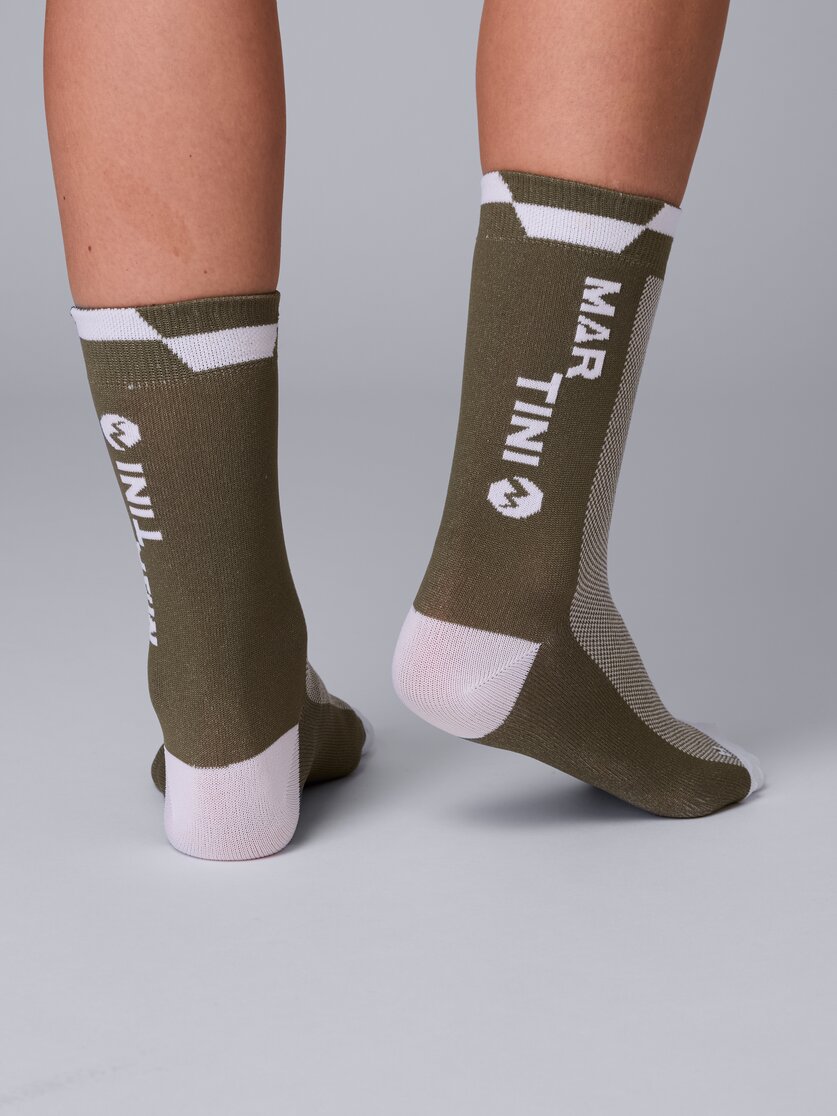 Martini Sportswear - Inmotion Socks Bike Uni - Socks in black-white - rear view model - Unisex