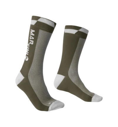 Martini Sportswear - Inmotion Socks Bike Uni - Socks in moss-white - front view - Unisex