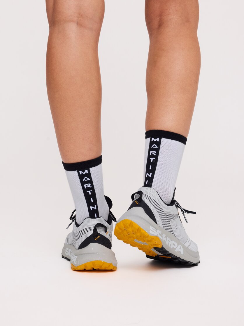 Martini Sportswear - Hillclimb Socks Mid Uni - Calzini in white-black - Dettaglio 2 - Unisex