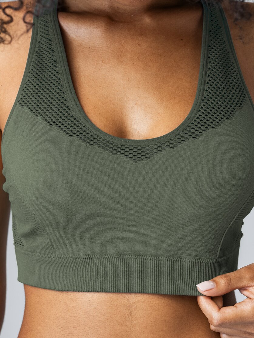Martini Sportswear - Wanted Bra Seamless W - Sport BHs in primrose - Detail 2 - Damen