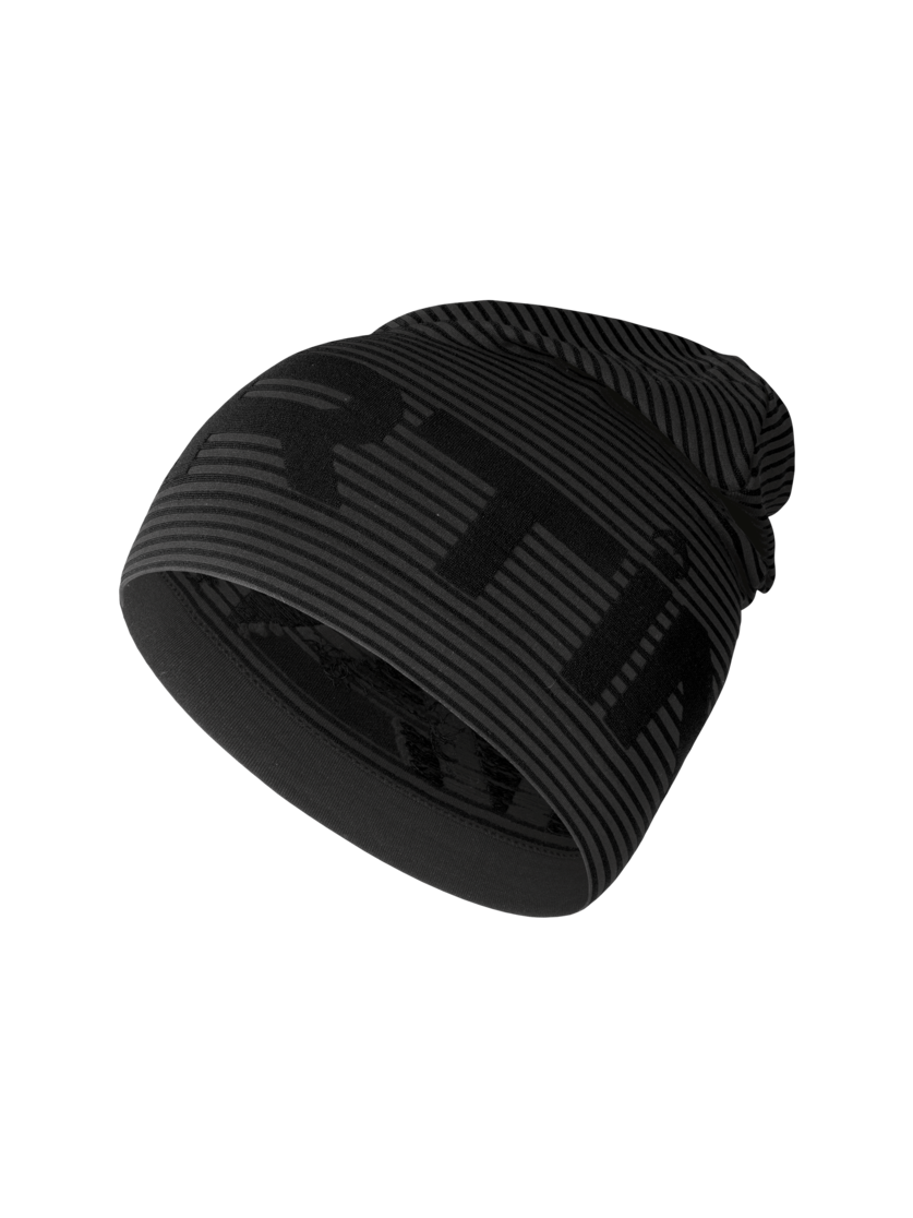 Martini Sportswear - Yalca Seamless Cap Uni - Beanie in black-steel - front view - Unisex