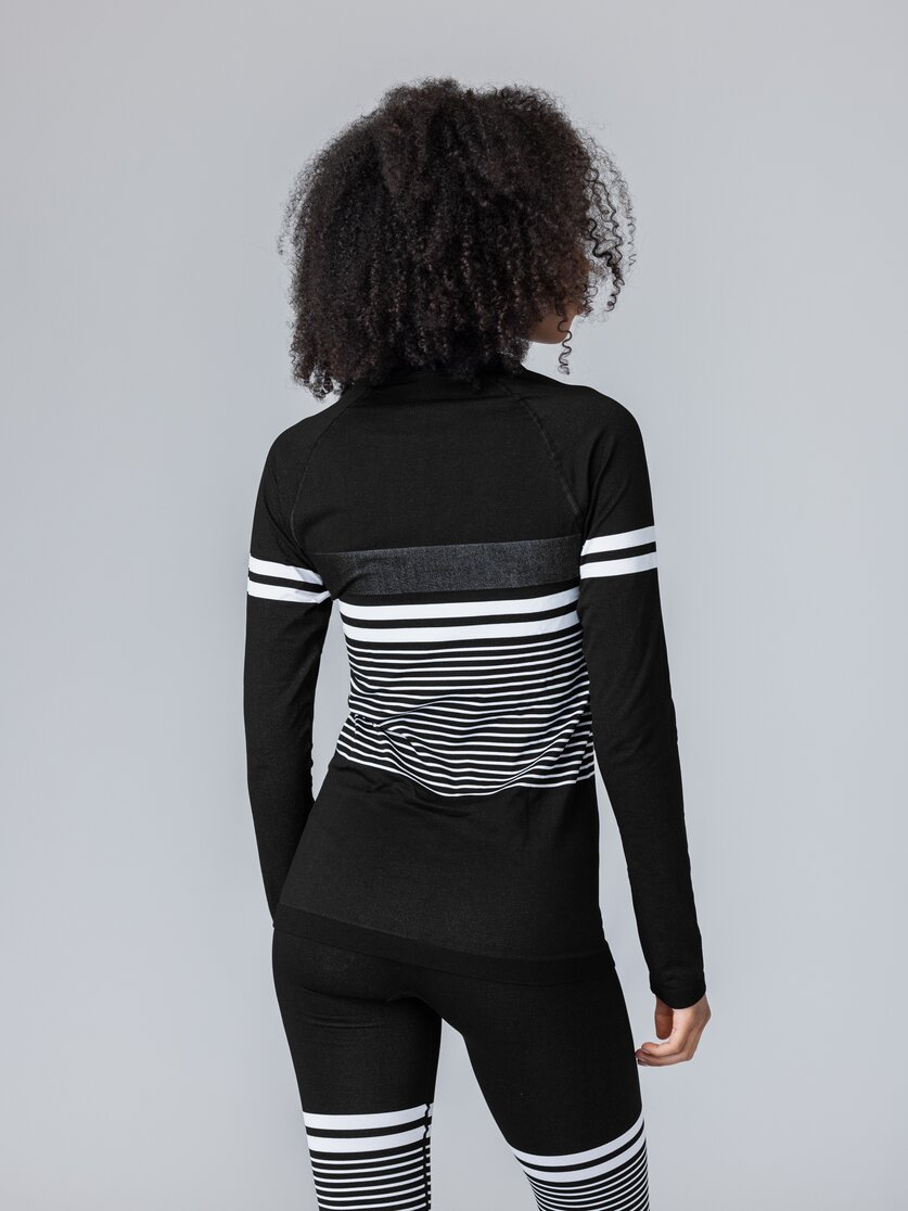 Martini Sportswear - Uwear Shirt W - Funktionswäsche - Oberteil in black - Rückansicht Model - Damen