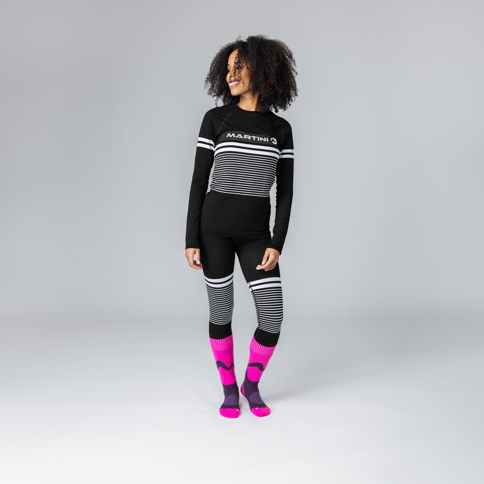Martini Sportswear - Uwear Shirt W - Funktionswäsche - Oberteil in black - Vollständiges Outfit - Damen