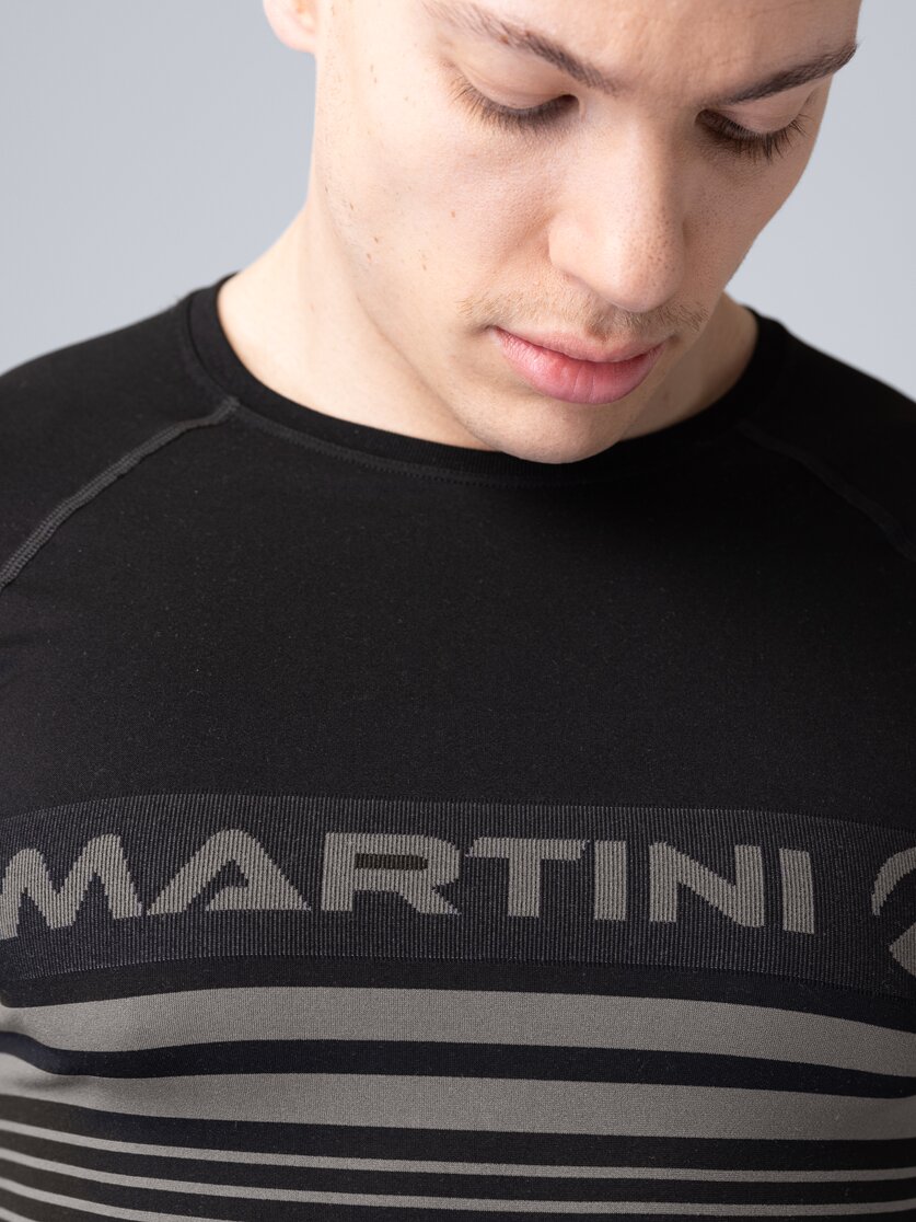 Martini Sportswear - Uwear Shirt M - Intimo tecnico - Top in black - Dettaglio 1 - Uomo