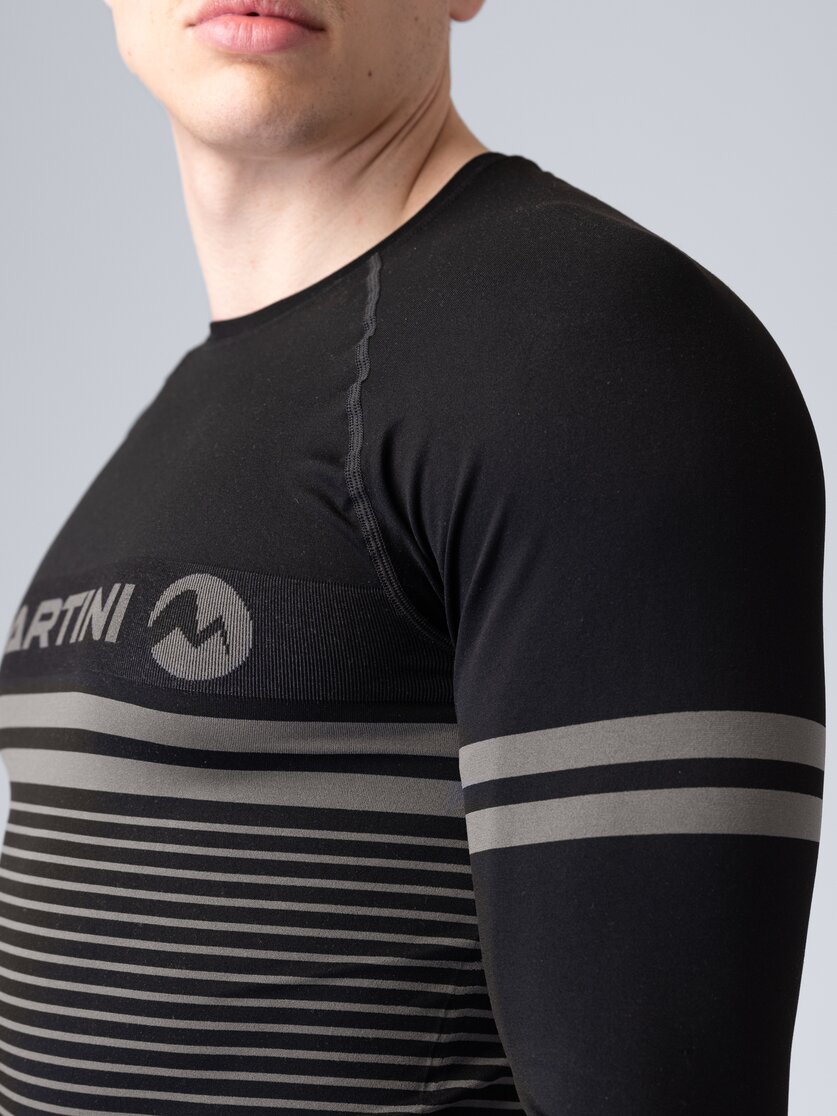 Martini Sportswear - Uwear Shirt M - Intimo tecnico - Top in black - Dettaglio 2 - Uomo