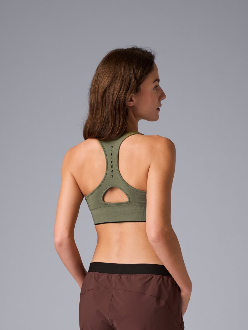 Martini Sportswear - Wanted Bra Seamless W - Reggiseni sportivi in black - vista laterale modello - Donna