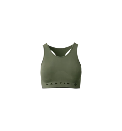 Martini Sportswear - Wanted Bra Seamless W - Sport BHs in spanish green - Vorderansicht - Damen