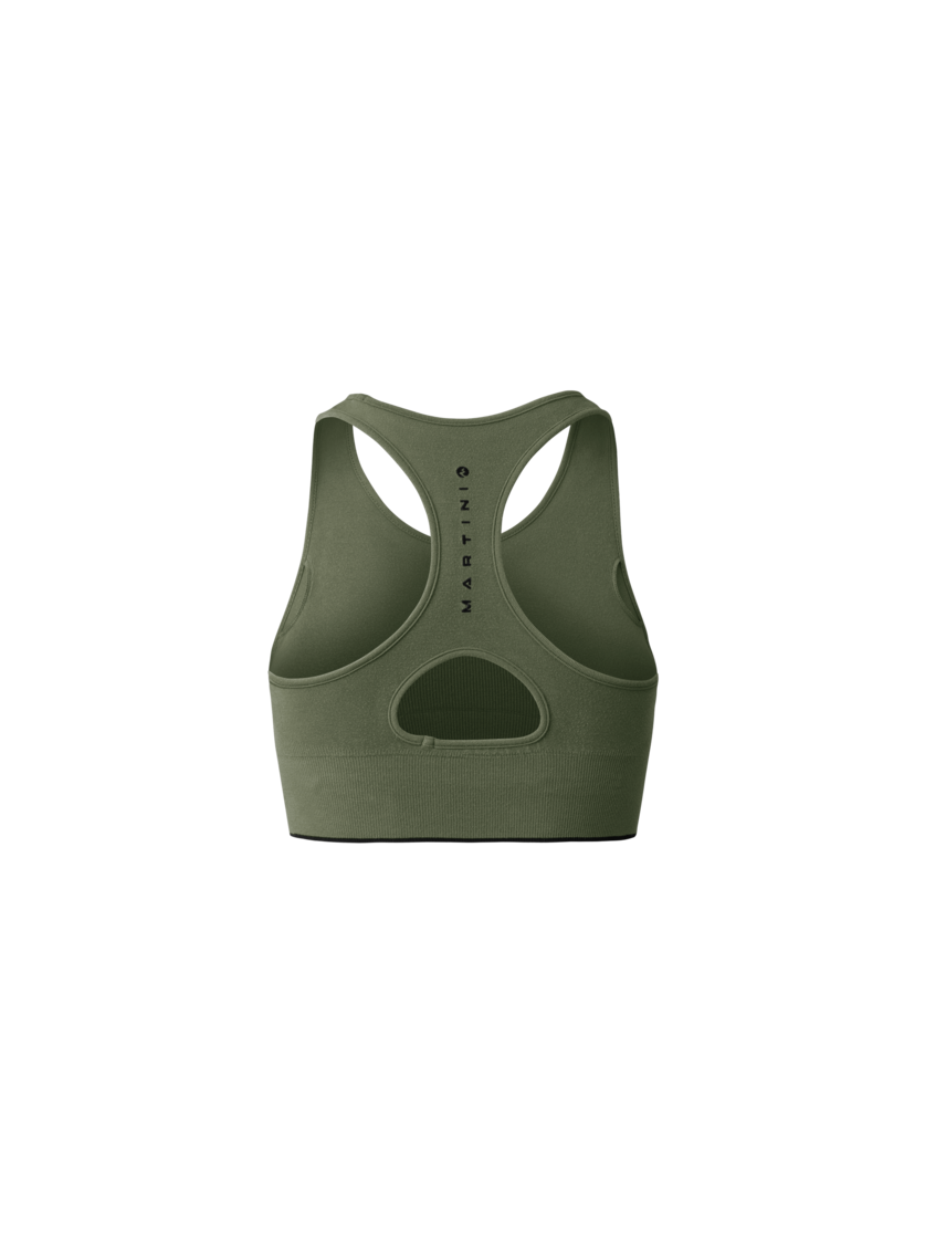 Martini Sportswear - Wanted Bra Seamless W - Sport BHs in spanish green - Rückansicht - Damen