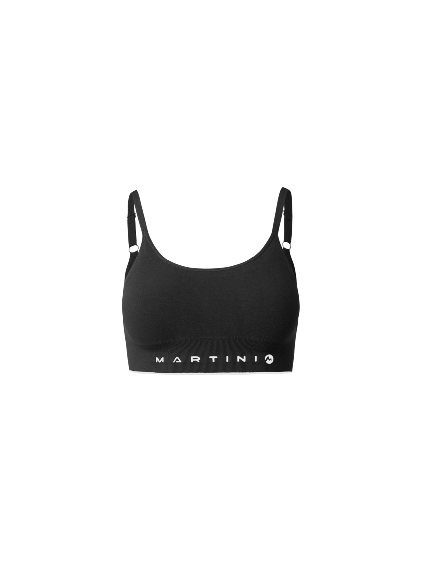 Martini Sportswear - Wanted Top Seamless W - Sport BHs in black - Vorderansicht - Damen
