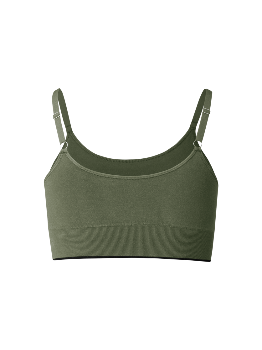 Martini Sportswear - Wanted Top Seamless W - Reggiseni sportivi in spanish green - vista posteriore - Donna