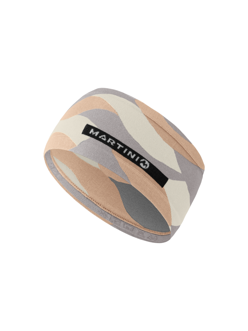 Martini Sportswear - Argon Seamless Headband Uni - Headbands in ash-off white - front view - Unisex