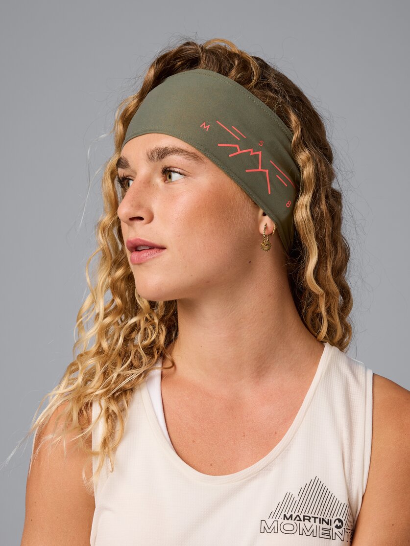 Martini Sportswear - Trektech Headband W - Stirnbänder in white-black - Vorderansicht Model - Damen