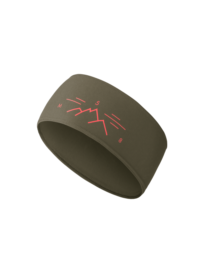 Martini Sportswear - Trektech Headband W - Stirnbänder in moss-punch - Vorderansicht - Damen