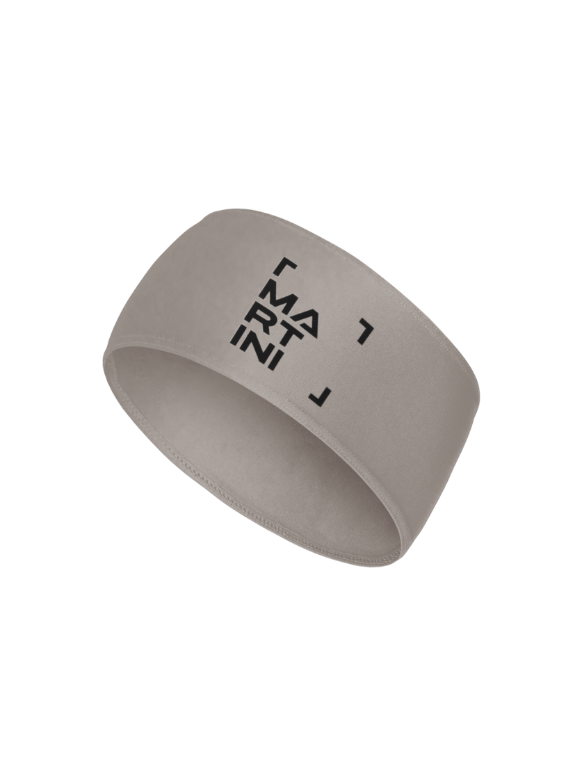Martini Sportswear - Alpmate Headband M - Fasce per la testa in stone-black - vista frontale - Uomo