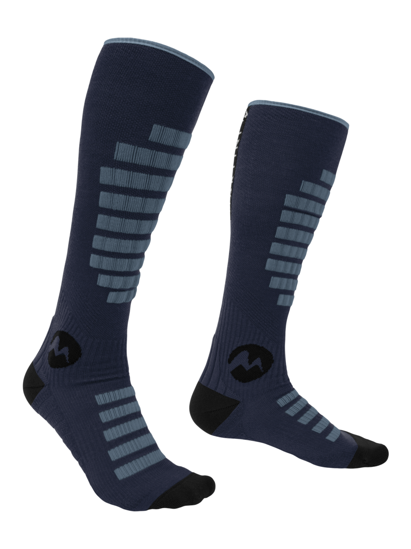 Martini Sportswear - Yalca Socks High Uni - Socks in true navy-moon - front view - Unisex