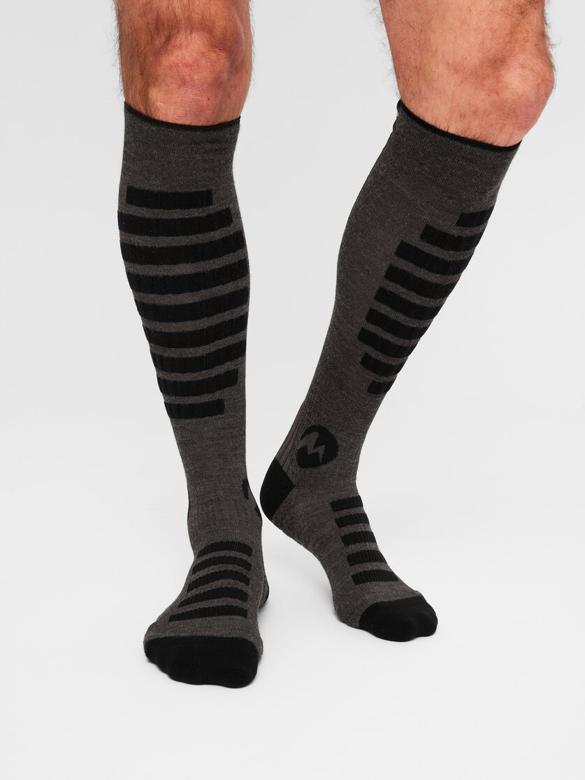 Martini Sportswear - Yalca Socks High Uni - Socks in true navy-moon - front view model - Unisex