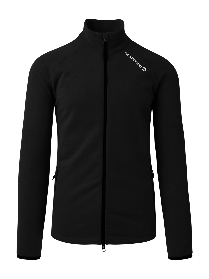 Martini Sportswear - Hillclimb Midlayer Jacket M - Midlayers in black - Vorderansicht - Herren