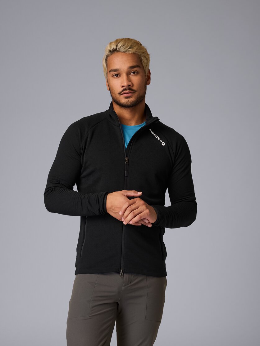 Martini Sportswear - Hillclimb Midlayer Jacket M - Midlayers in black - Vorderansicht Model - Herren
