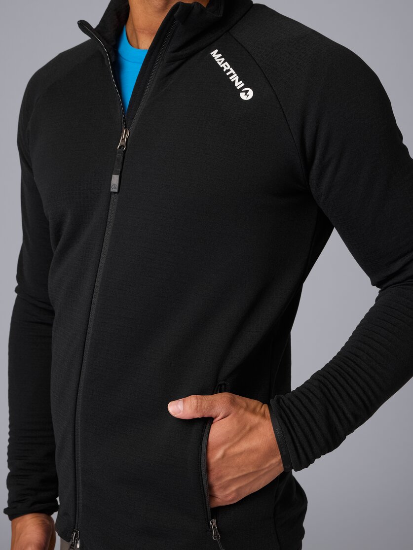 Martini Sportswear - Hillclimb Midlayer Jacket M - Midlayers in black - Detail 2 - Herren