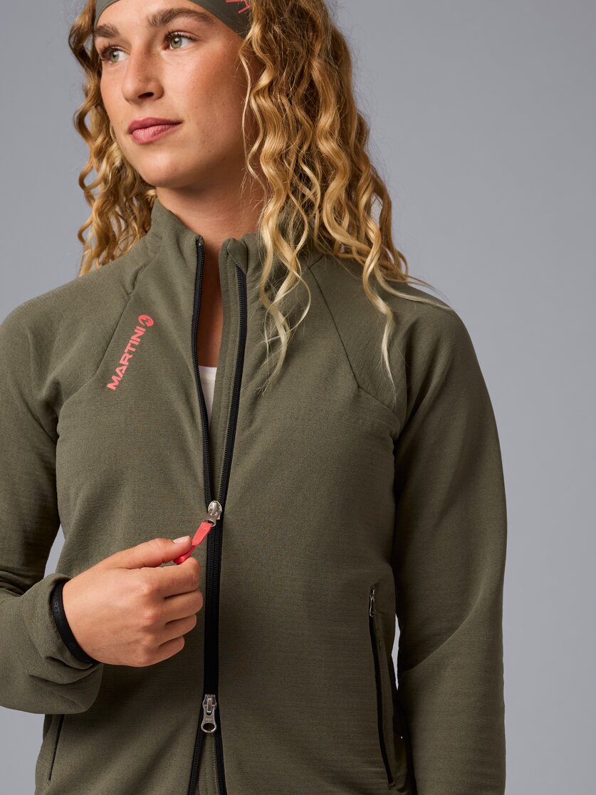 Martini Sportswear - Alpmate Midlayer Jacket W - Midlayers in black - Detail 1 - Damen