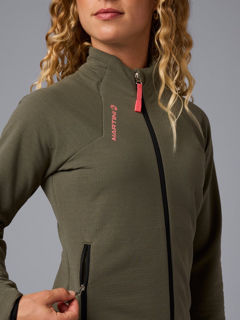 Martini Sportswear - Alpmate Midlayer Jacket W - Midlayers in black - Detail 2 - Damen