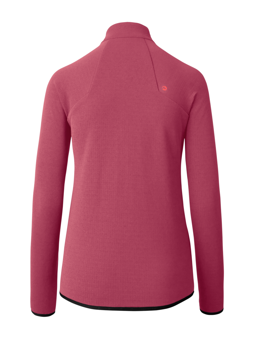 Martini Sportswear - Alpmate Midlayer Jacket W - Midlayers in blossom-black - rear view - Women