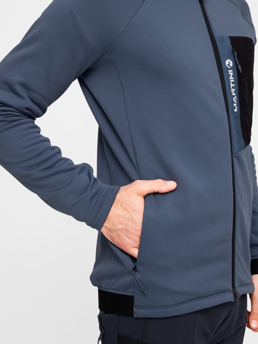Martini Sportswear - Horizon Midlayer Jacket M  - Strati intermedi in olive-black - Dettaglio 2 - Uomo