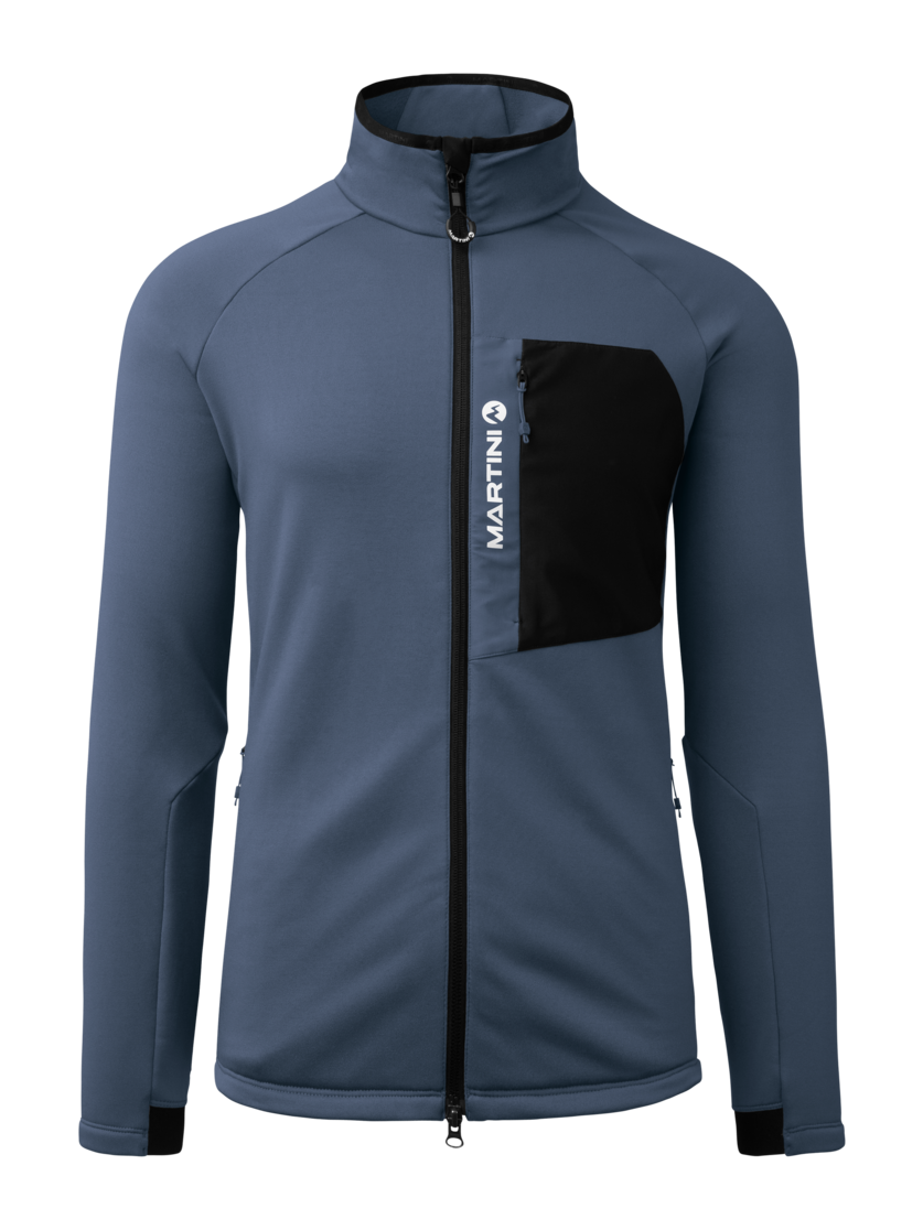 Martini Sportswear - Horizon Midlayer Jacket M  - Strati intermedi in dark blue-black - vista frontale - Uomo