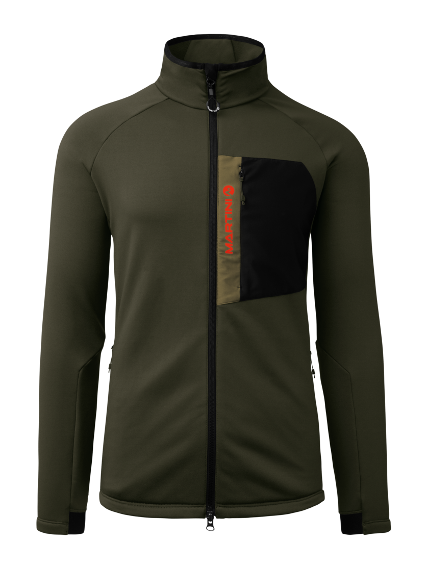 Martini Sportswear - Horizon Midlayer Jacket M  - Midlayers in olive-black - Vorderansicht - Herren
