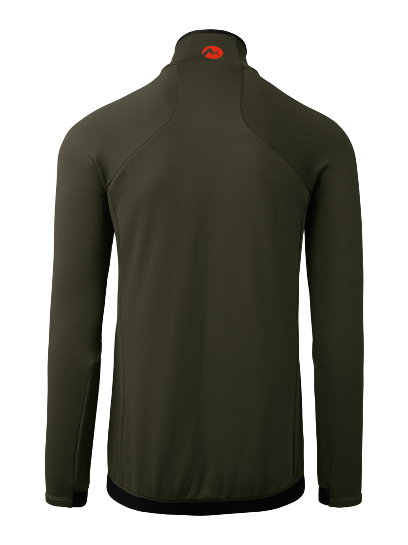Martini Sportswear - Horizon Midlayer Jacket M  - Midlayers in olive-black - Rückansicht - Herren