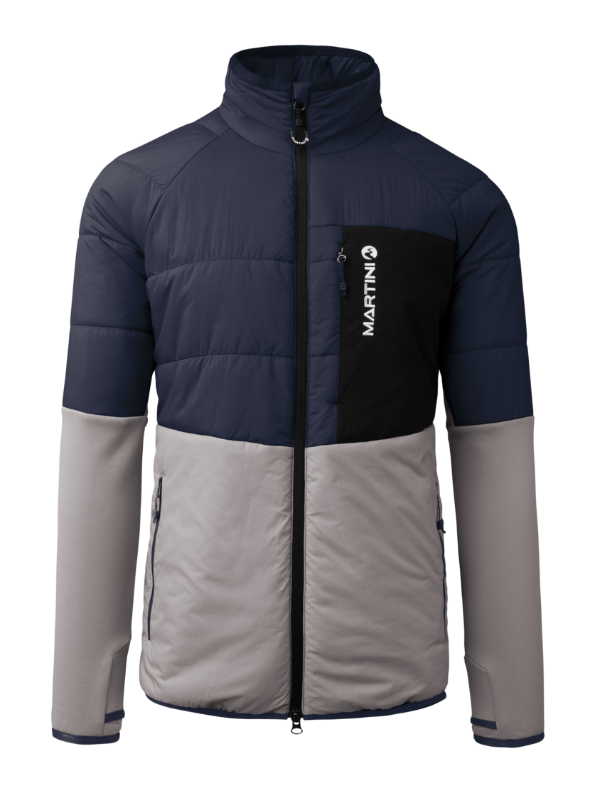 Martini Sportswear - Horizon Hybrid Jacket Primaloft®M - Giacche ibride in true navy-ash - vista frontale - Uomo