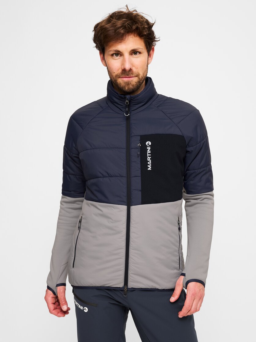 Martini Sportswear - Horizon Hybrid Jacket Primaloft®M - Giacche ibride in true navy-ash - vista frontale modello - Uomo
