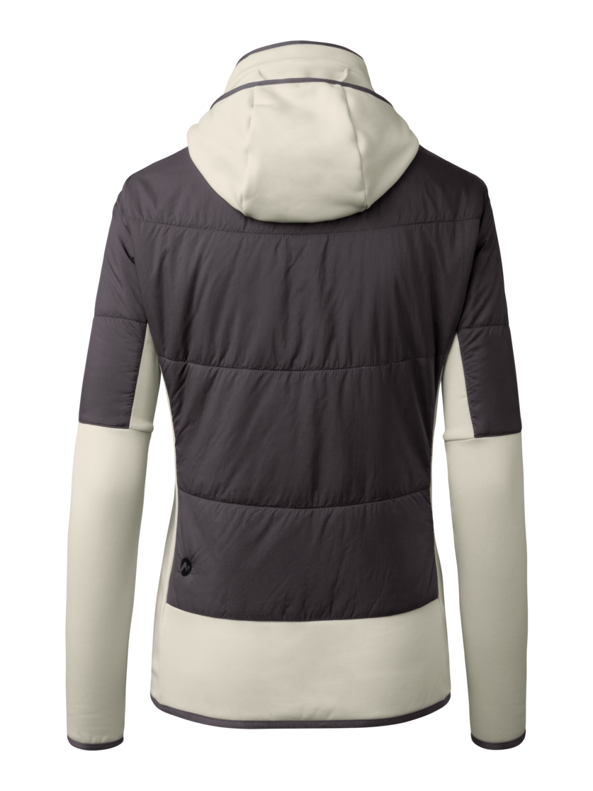 Martini Sportswear - Yalca Hybrid Jacket Primaloft®W - Giacche ibride in off white-granite - vista posteriore - Donna