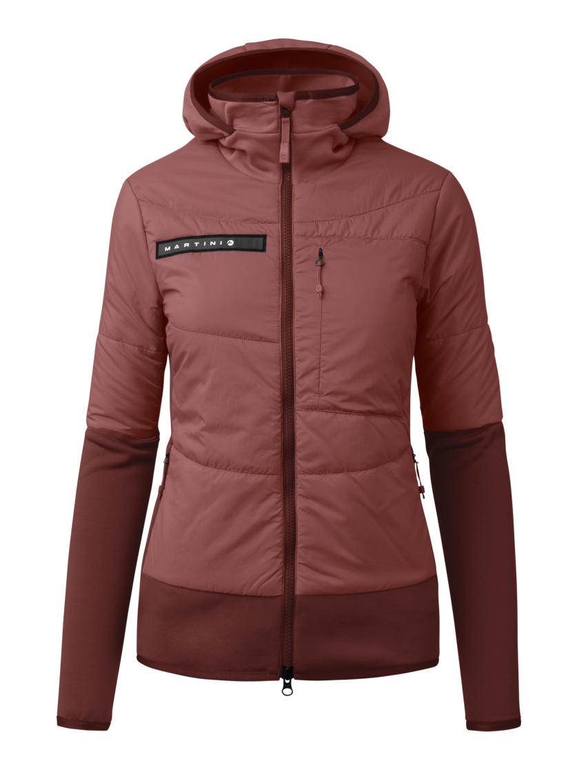 Martini Sportswear - Yalca Hybrid Jacket Primaloft®W - Hybridjacken in peakan-winter apple - Vorderansicht - Damen