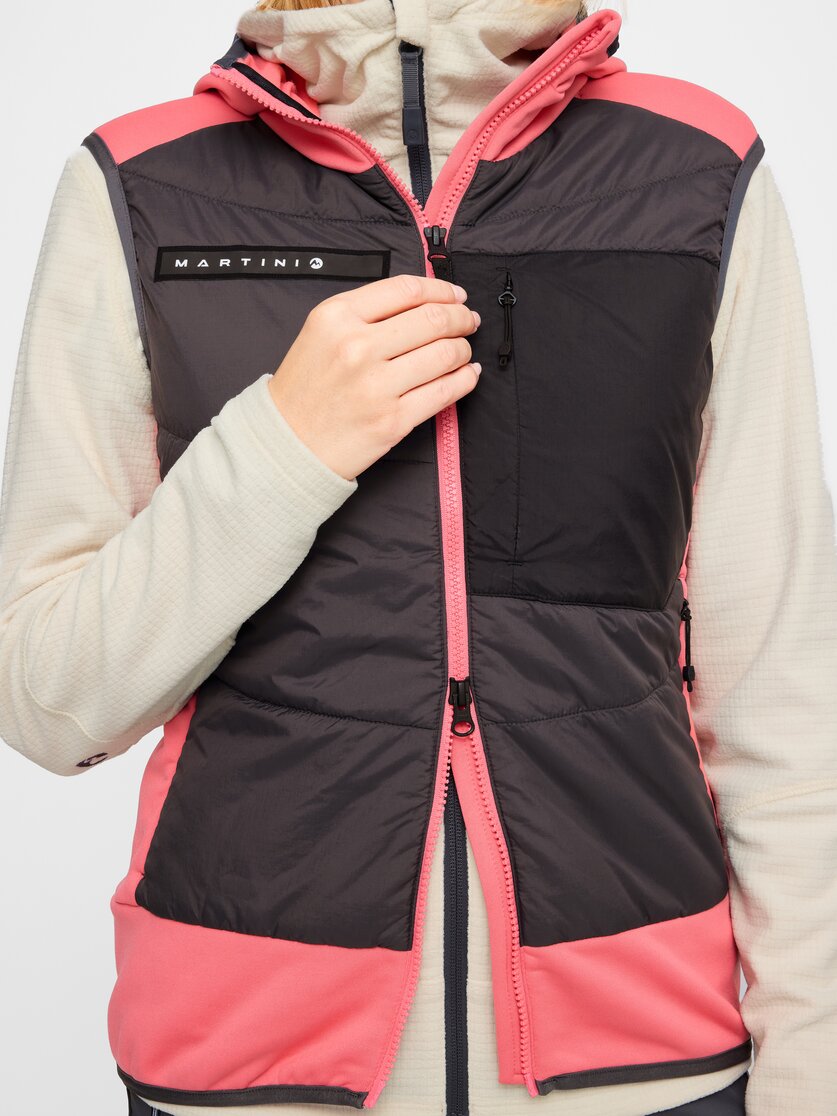 Martini Sportswear - Yalca Hybrid Vest Primaloft®W - Outdoor vests in true navy-moon - Detail 1 - Women