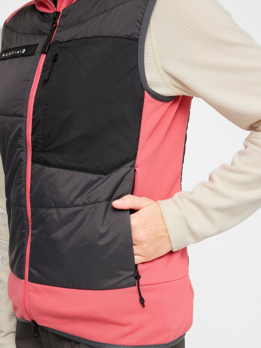 Martini Sportswear - Yalca Hybrid Vest Primaloft®W - Outdoor vests in true navy-moon - Detail 2 - Women