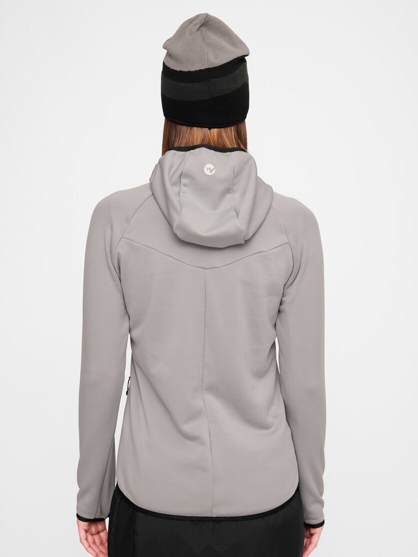 Martini Sportswear - Desire Hybrid Jacket Primaloft®W - Giacche ibride in butter cream-misty blue - vista laterale modello - Donna