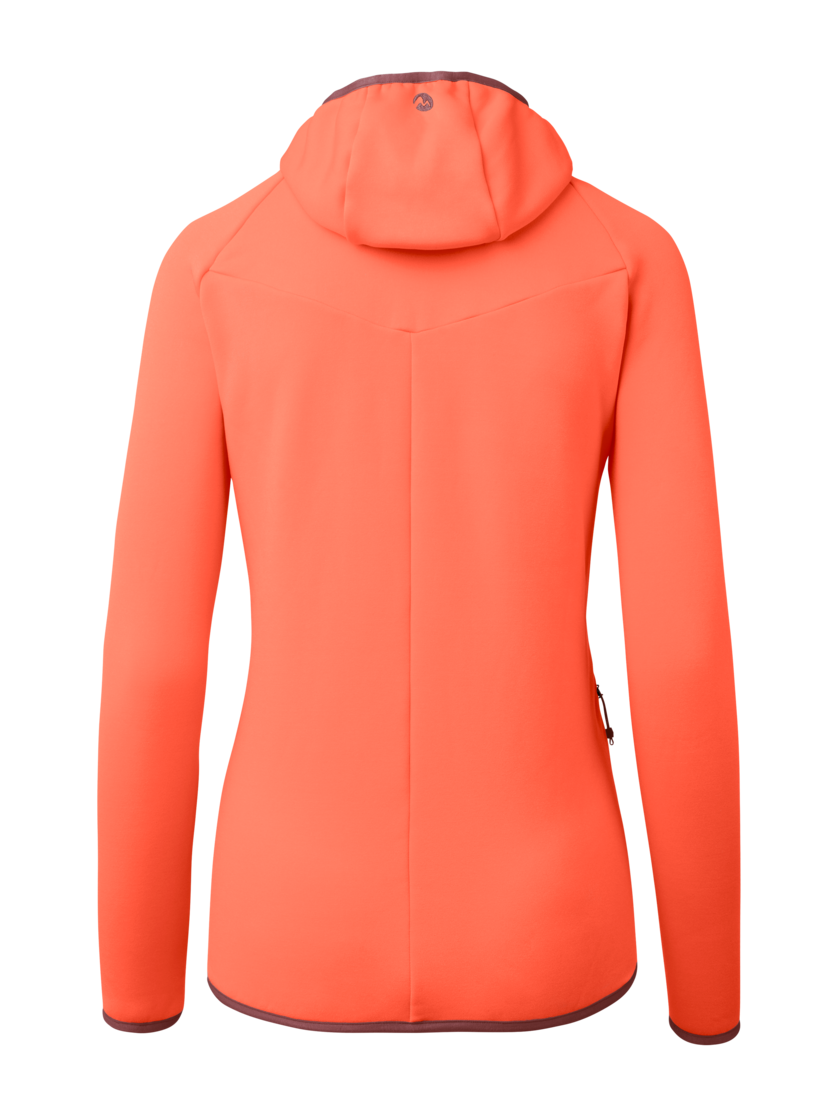 Martini Sportswear - Desire Hybrid Jacket Primaloft®W - Giacche ibride in tangerine - vista posteriore - Donna