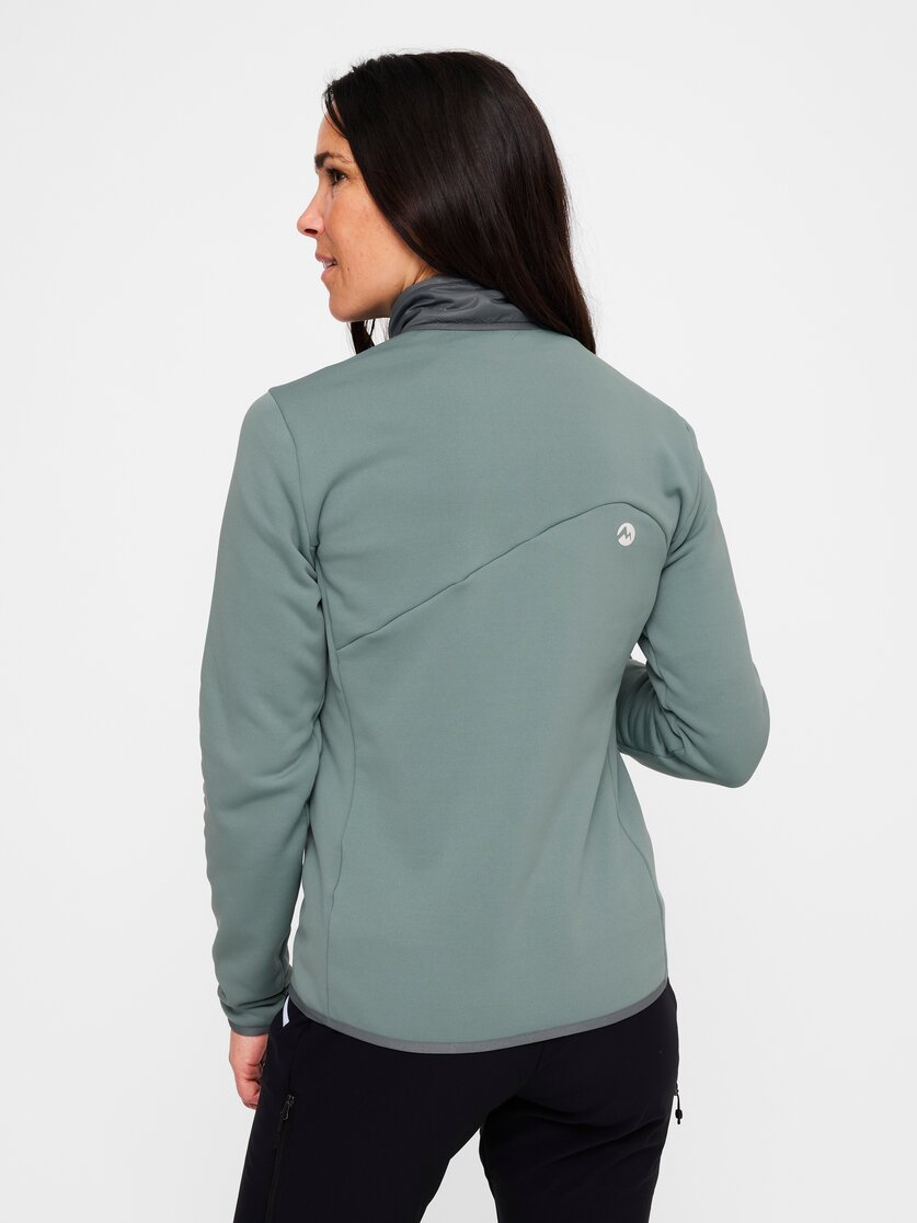 Martini Sportswear - Desire Midlayer Jacket W - Strati intermedi in black - vista laterale modello - Donna