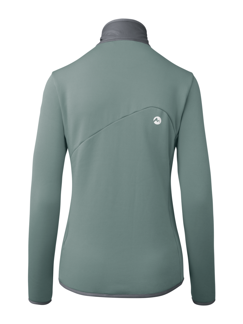 Martini Sportswear - Desire Midlayer Jacket W - Strati intermedi in misty blue-storm - vista posteriore - Donna