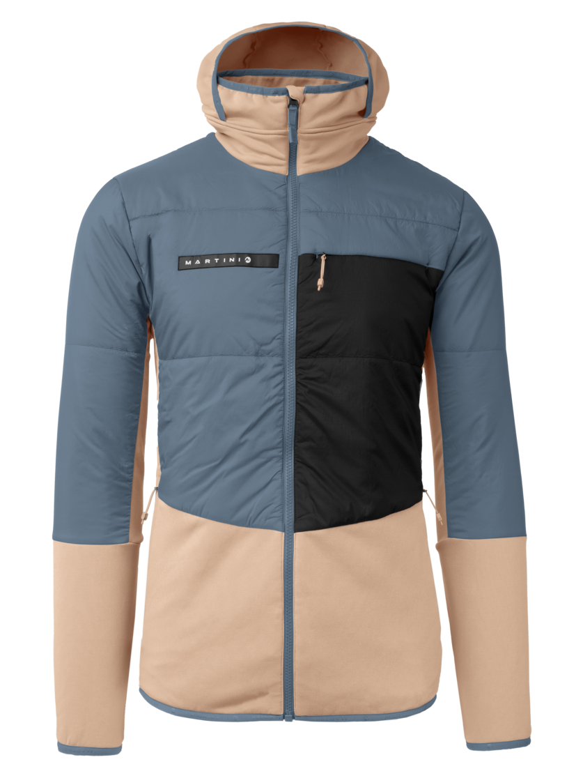 Martini Sportswear - Yalca Hybrid Jacket Primaloft®M - Hybrid jackets in moon-desert - front view - Men