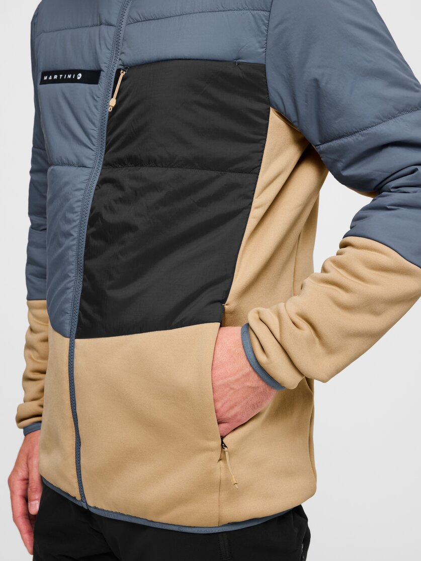 Martini Sportswear - Yalca Hybrid Jacket Primaloft®M - Hybrid jackets in moon-desert - Detail 3 - Men