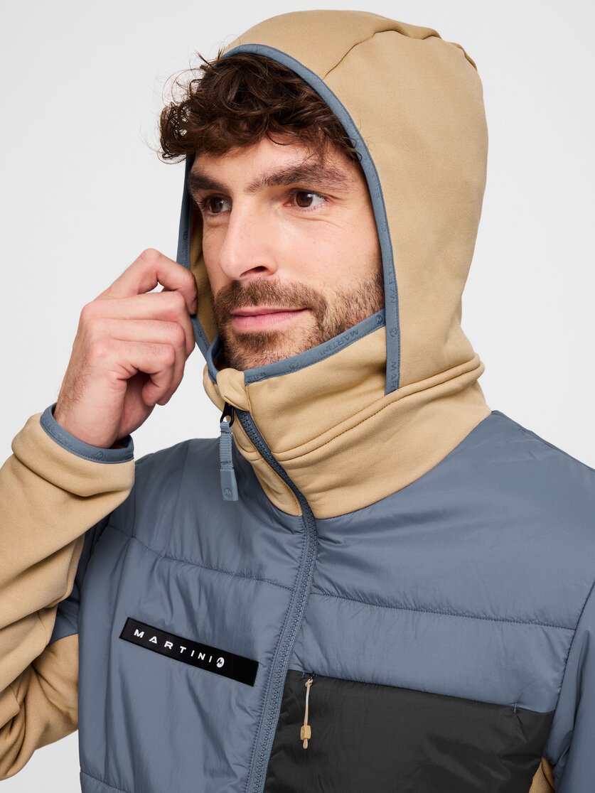 Martini Sportswear - Yalca Hybrid Jacket Primaloft®M - Hybrid jackets in moon-desert - Detail 5 - Men