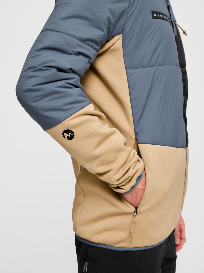 Martini Sportswear - Yalca Hybrid Jacket Primaloft®M - Hybrid jackets in moon-desert - Detail 6 - Men