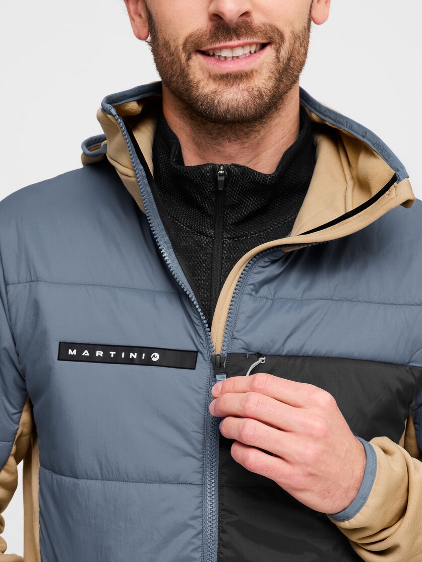 Martini Sportswear - Yalca Hybrid Jacket Primaloft®M - Hybrid jackets in moon-desert - Detail 1 - Men