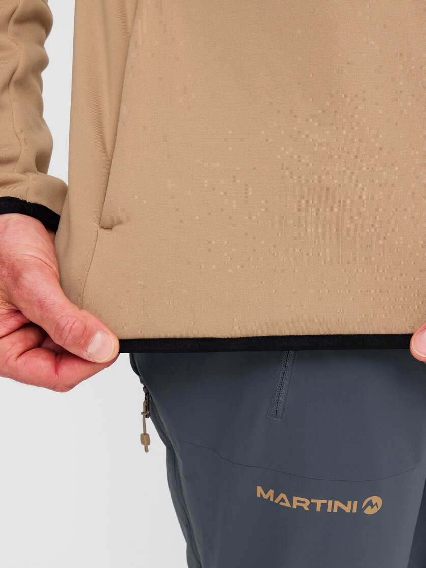 Martini Sportswear - Yalca Midlayer Jacket M - Pile in desert-black - Dettaglio 5 - Uomo