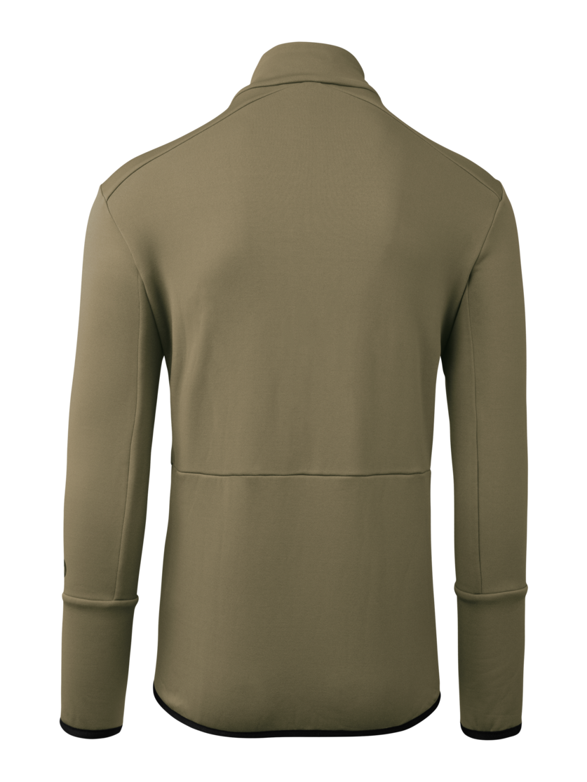 Martini Sportswear - Yalca Midlayer Jacket M - Pile in spanish green-black - vista posteriore - Uomo
