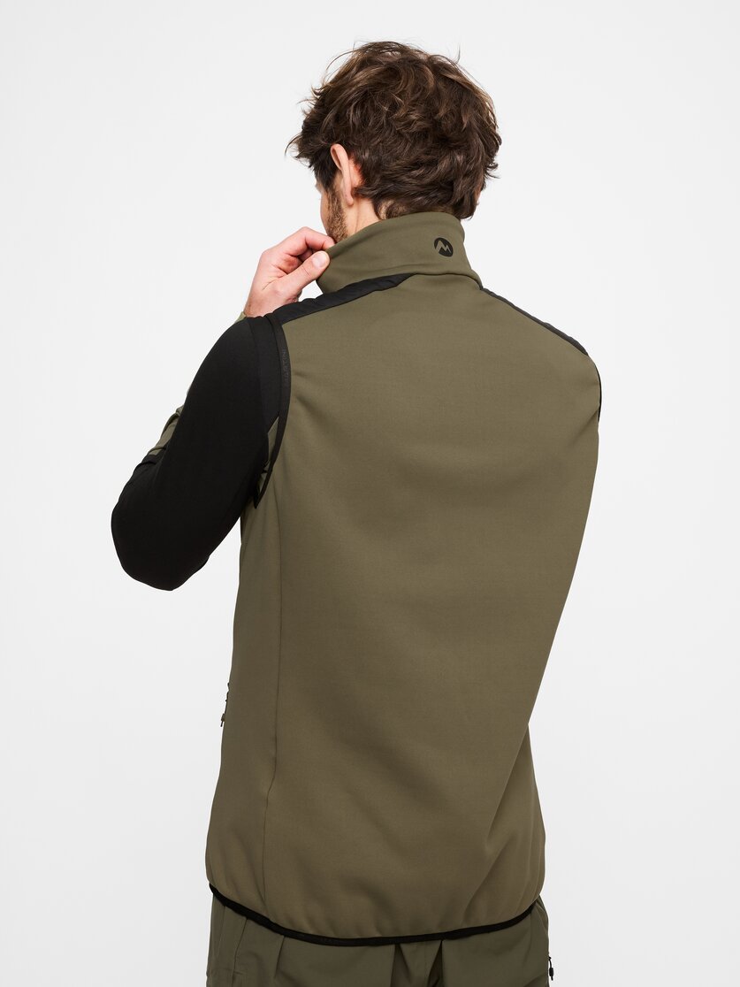 Martini Sportswear - Yalca Hybrid Vest Primaloft®M - Gilet in true navy - vista laterale modello - Uomo
